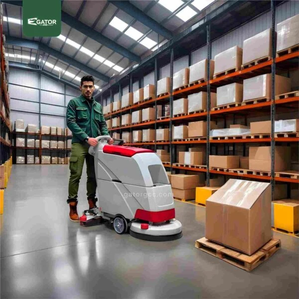 Automatic Walk-Behind Floor Scrubber Dryer SM10 Gator Uae