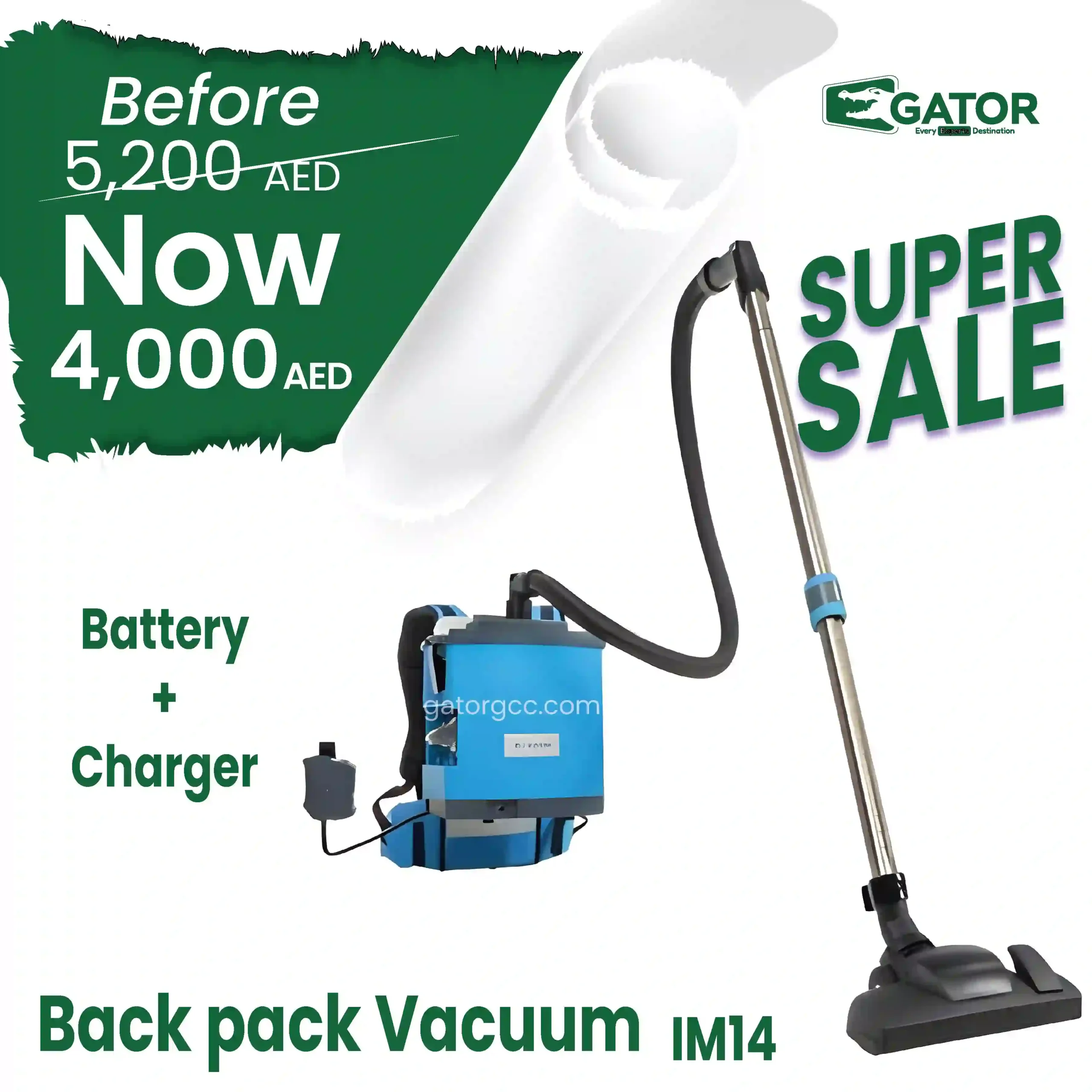 Backpack Vacuum Cleaner Gator UAE