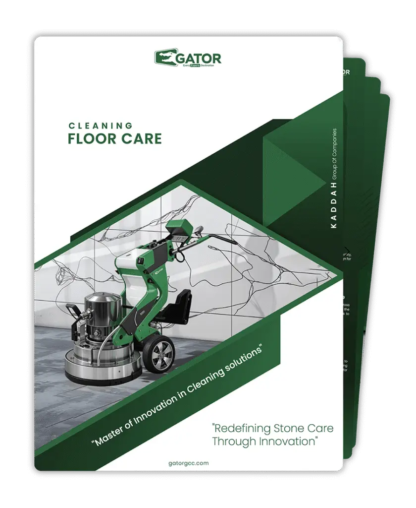cleaning floor care catalogue Gator
