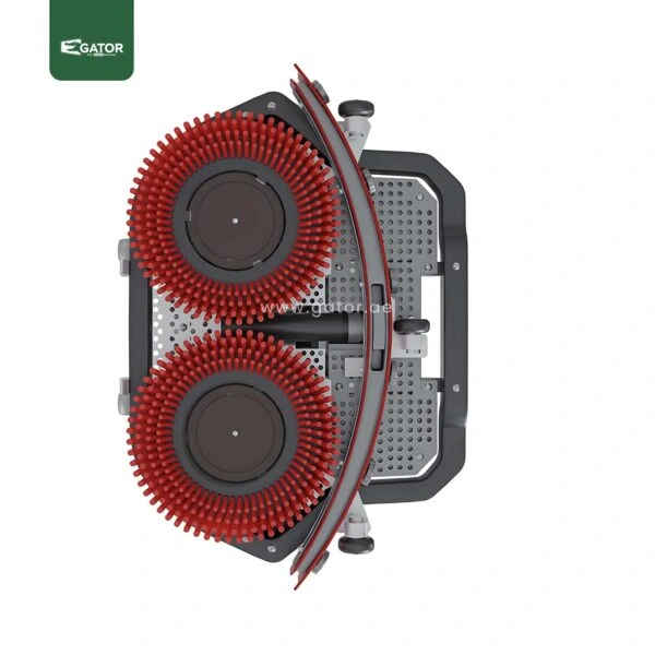 EX10 Floor Scrubber Walk Behind Machine scubber view