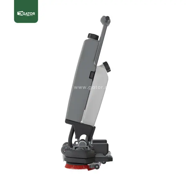 EX10 Floor Scrubber Walk Behind Machine Side View