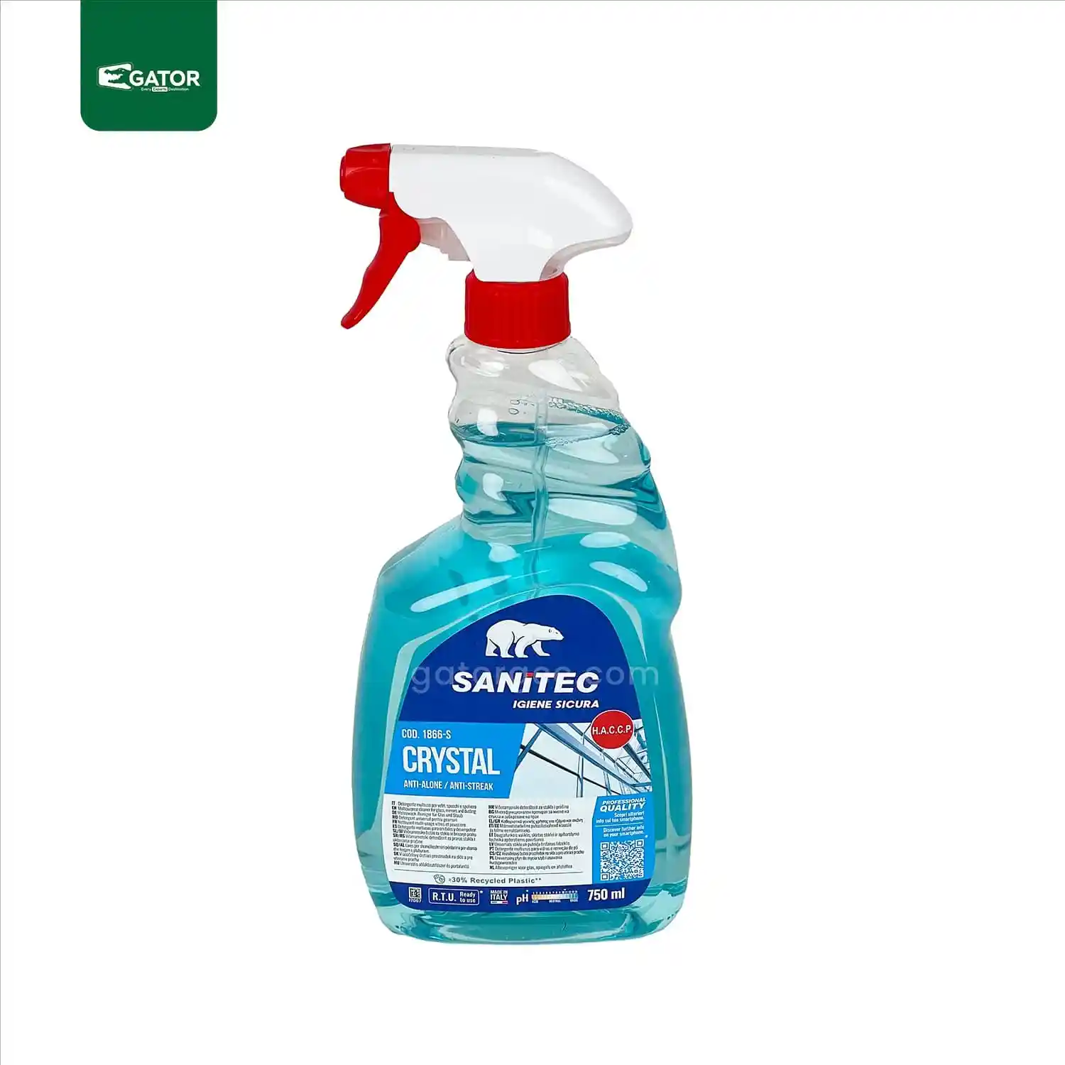 Gator Sanitec Multipurpose cleaner for glass SN51-750ml
