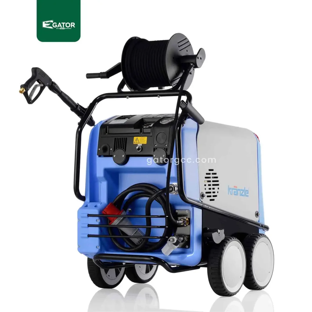 HP09 corner Kranzle Therm 895-1 Hot Water Pressure Washer gator