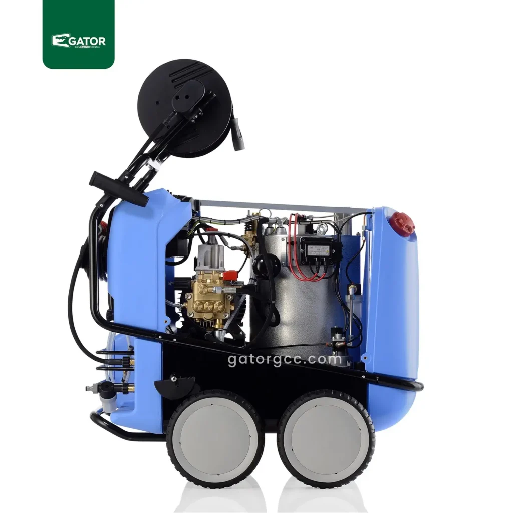 HP09 side Kranzle Therm 895-1 Hot Water Pressure Washer gator