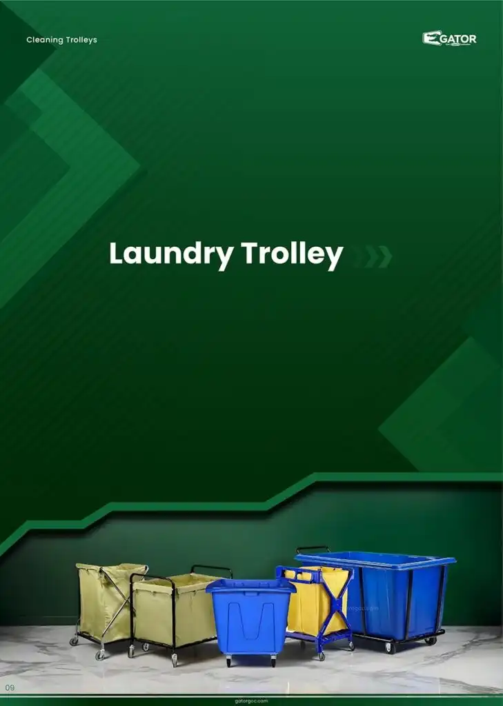 laundry Trolley cleaning trolley in dubai gator