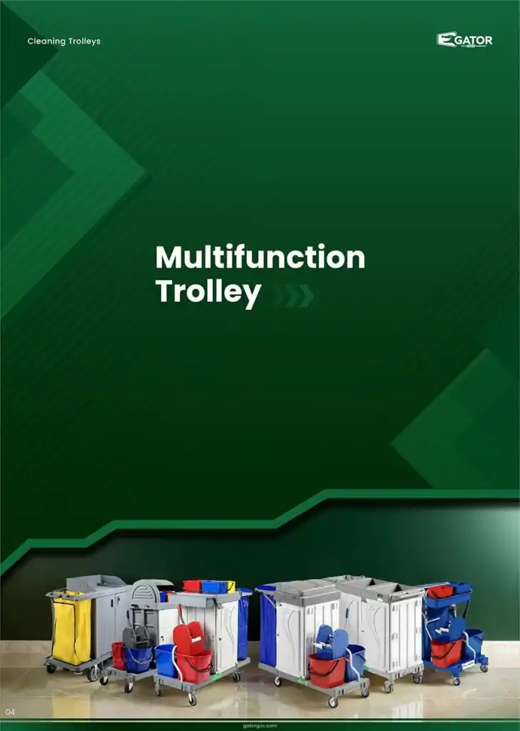 Multifunction cleaning trolley in dubai gator