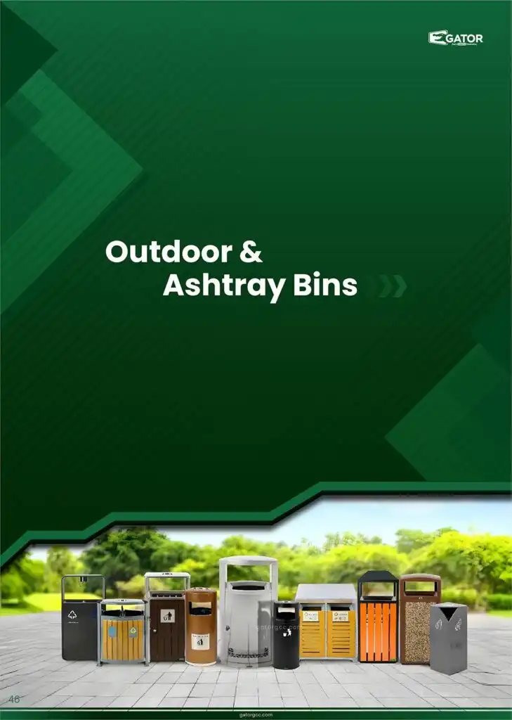 outdoor & ashtray bins catalogue