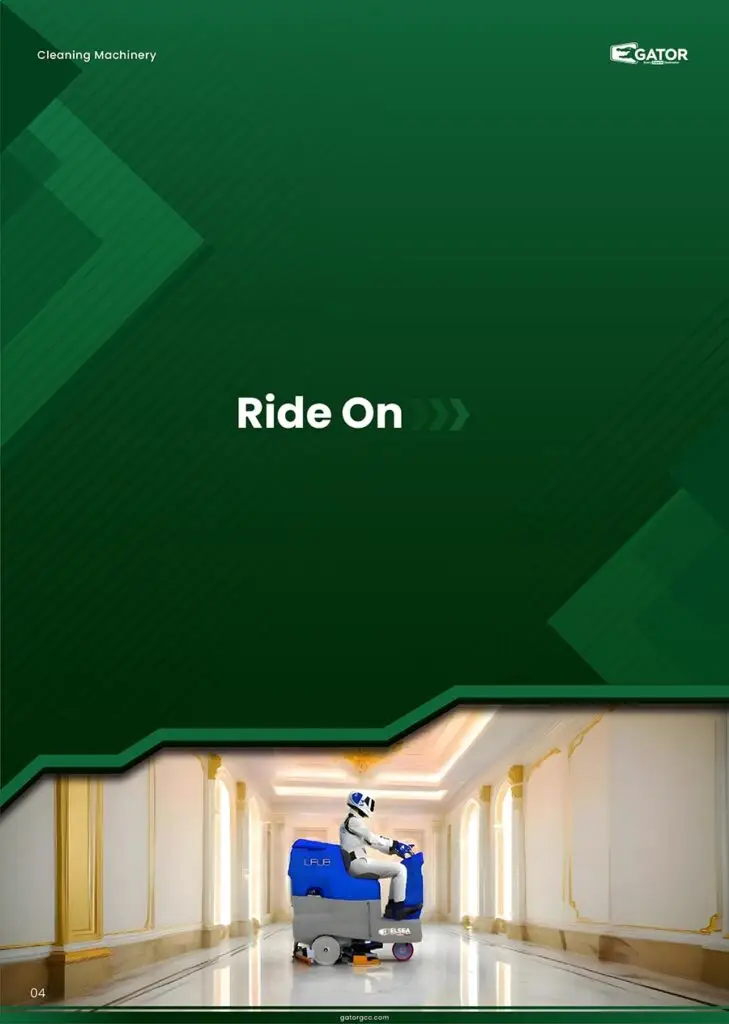 ride on cleaning machinery catalogue