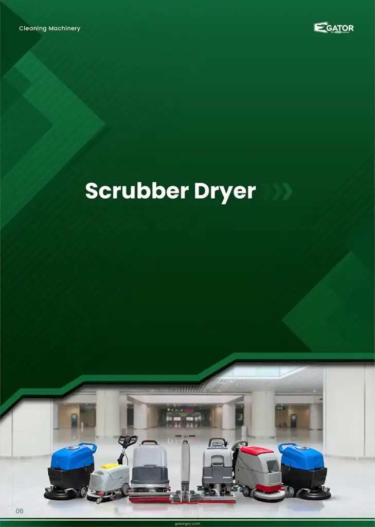 scrubber dyer cleaning machinery catalogue