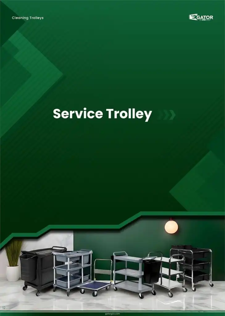 service cleaning trolley in dubai gator