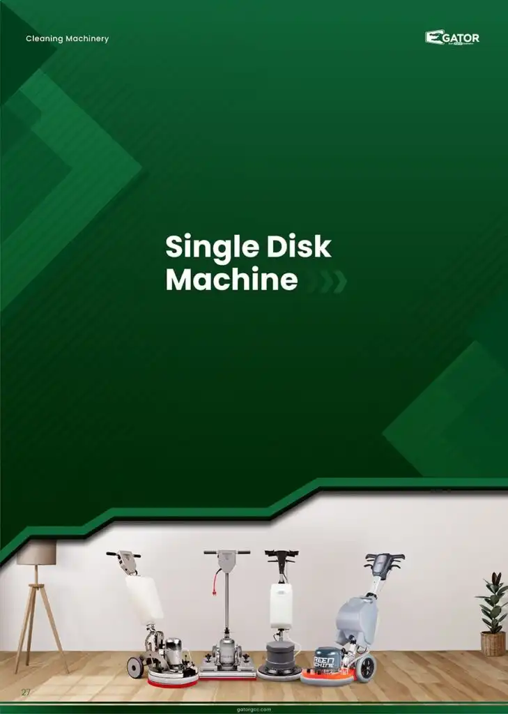 single disk machine cleaning machinery catalogue