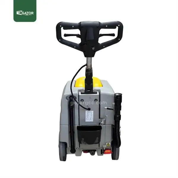 Walk-behind floor scrubber back view SM11