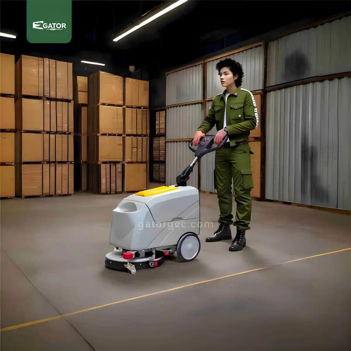 Walk-behind floor scrubber Gator UAE SM11