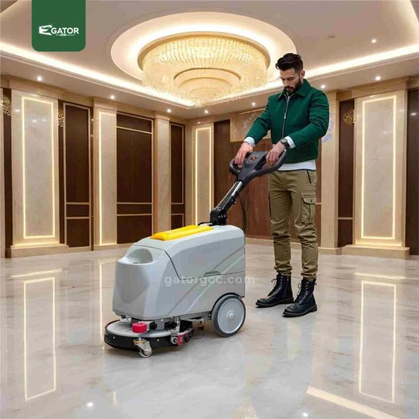 Walk-behind floor scrubber SM11